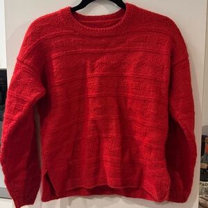Red vintage sweater